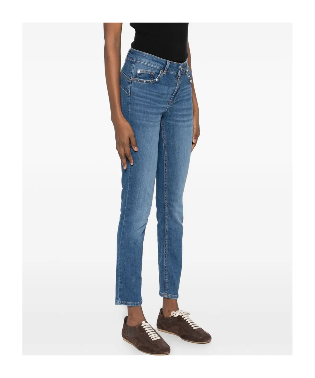 Stud-Pocket Jeans