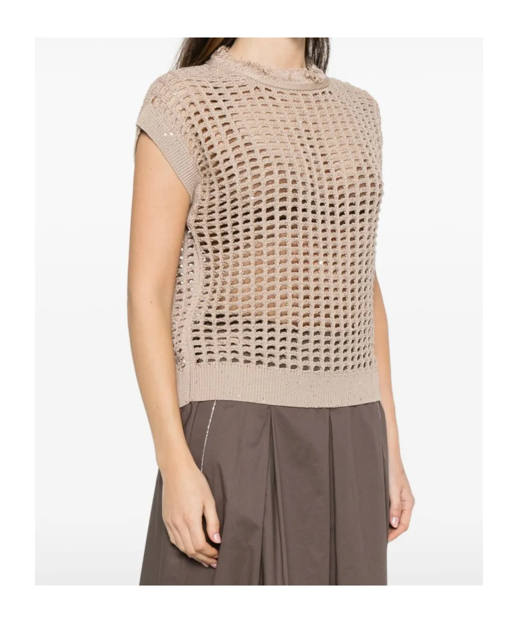 Open-Knit Top