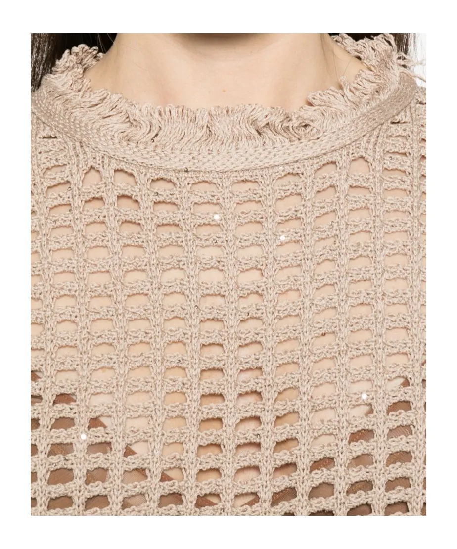 Open-Knit Top