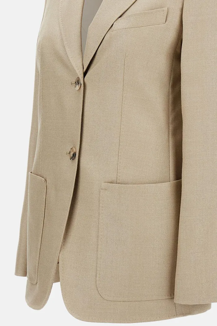 Single-Breasted Suit Jacket