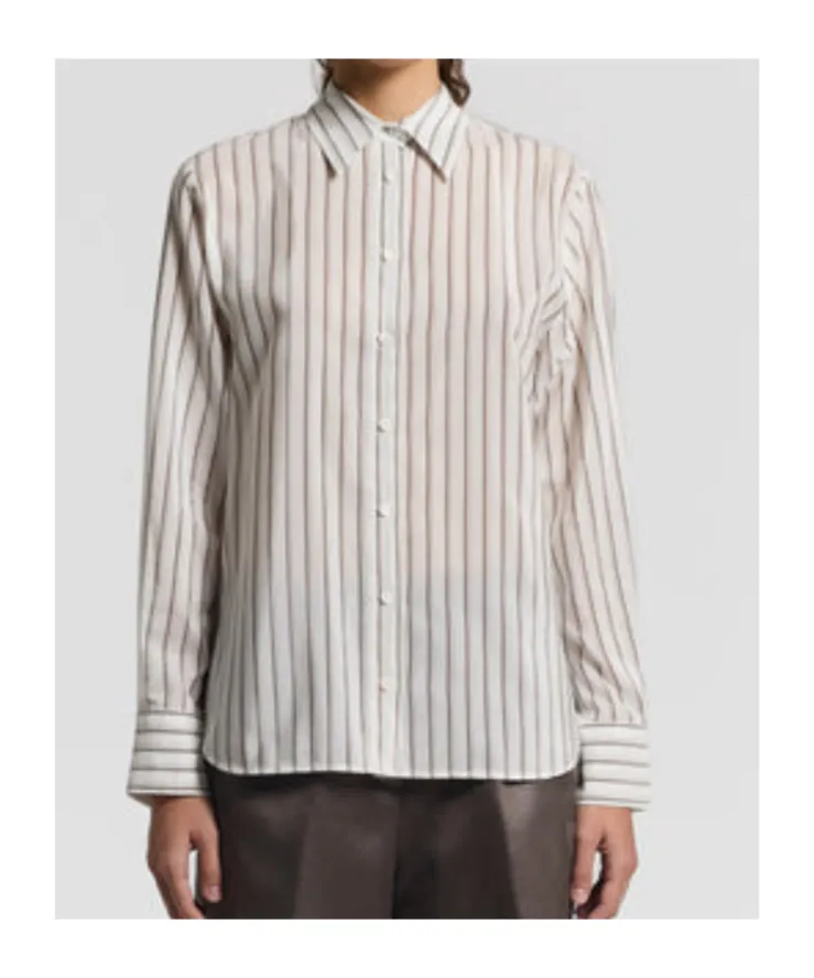 Silk And Cotton Organza Shirt