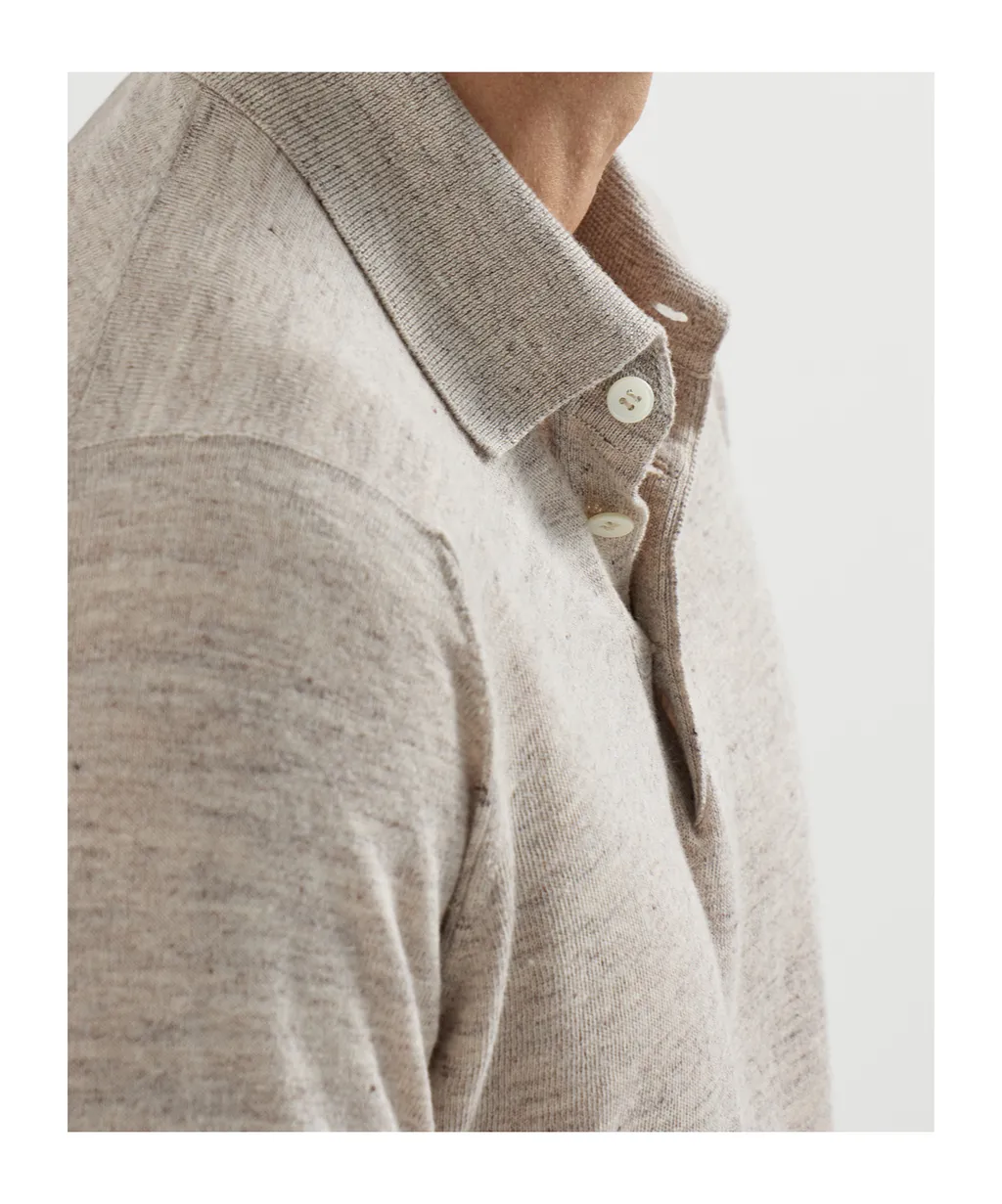 Brunello Cucinelli Short Sleeved Knitted Polo Shirt