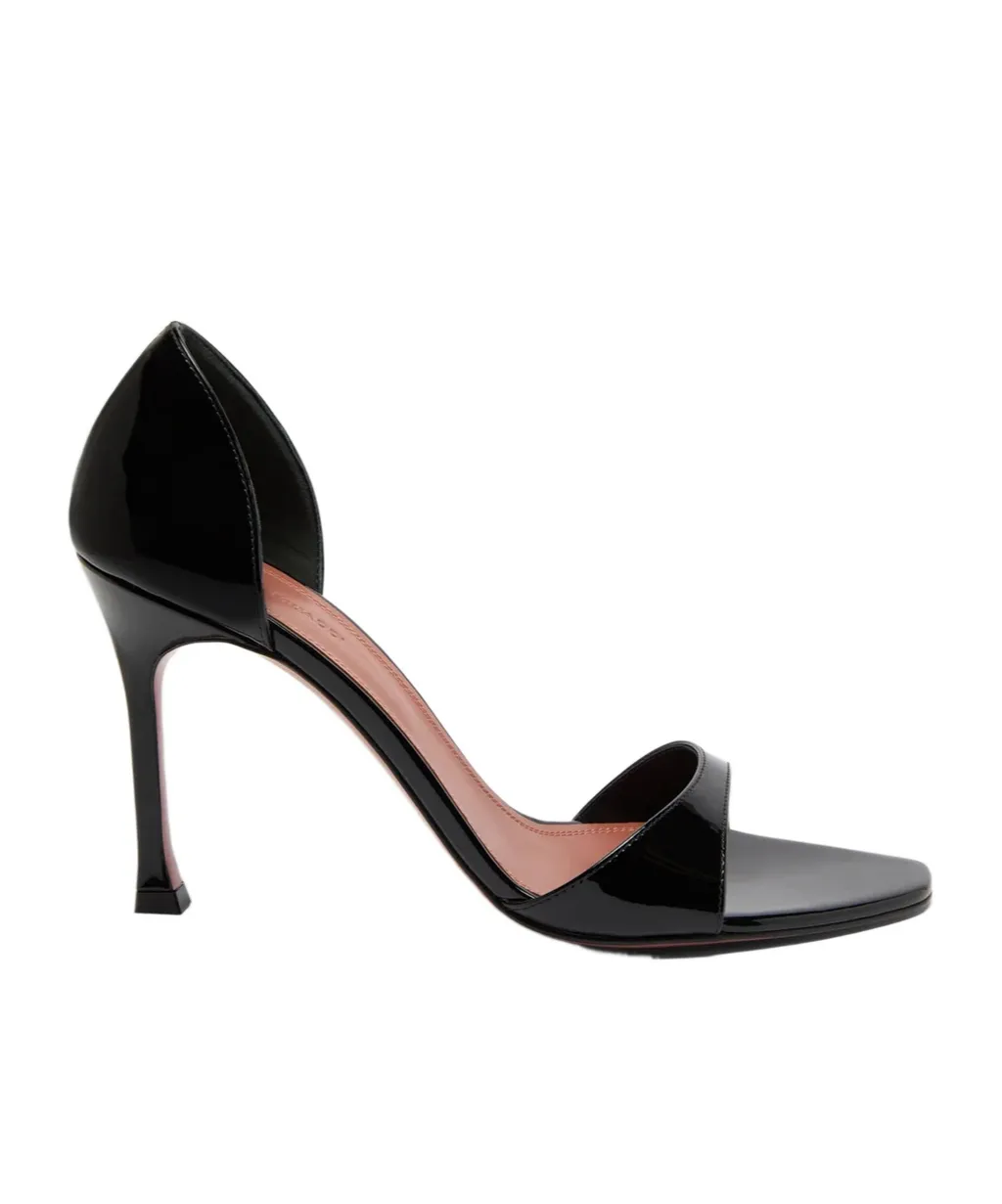 Agnese Sandal Black Patent