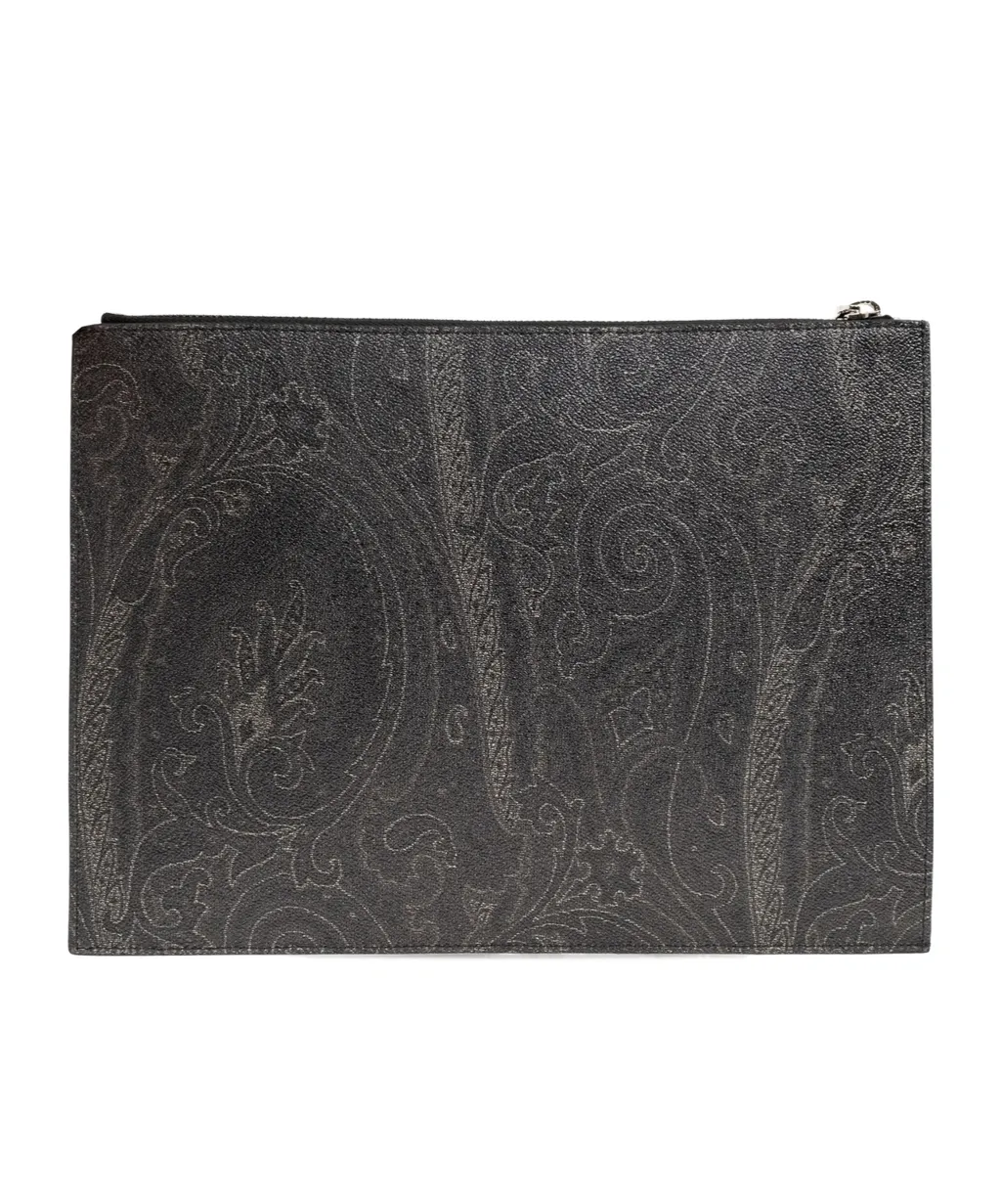 Etro Pegaso Embroidered Pouch Bag