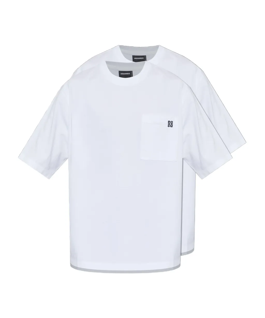Dsquared2 2-Pack Pocket T-Shirts
