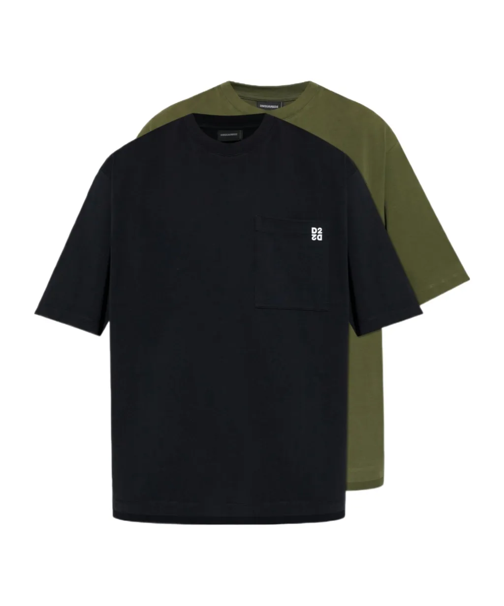 Dsquared2 2-Pack Pocket T-Shirts
