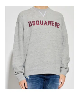 Dsquared2 Logo Embroidered Crewneck Sweatshirt