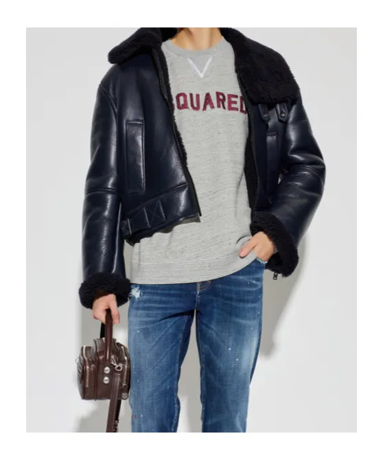 Dsquared2 Logo Embroidered Crewneck Sweatshirt