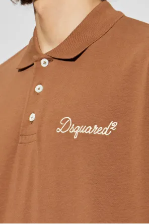 Dsquared2 Logo-Embroidered Polo Shirt