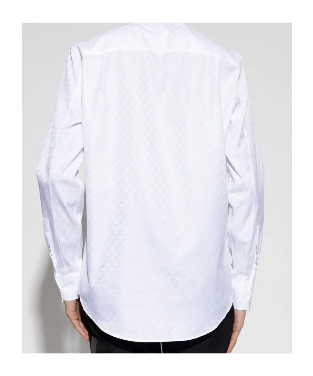 Alexander Mcqueen Skull Motif Long Sleeved Shirt