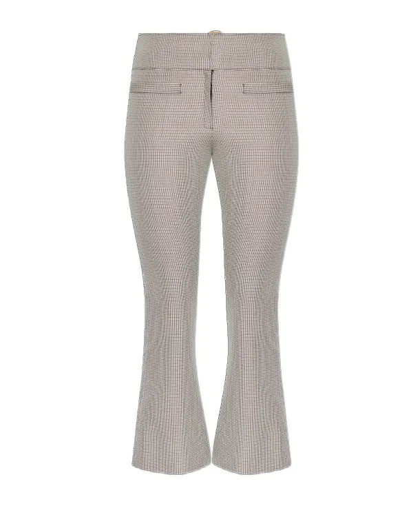 Houndstooth Pattern Trousers