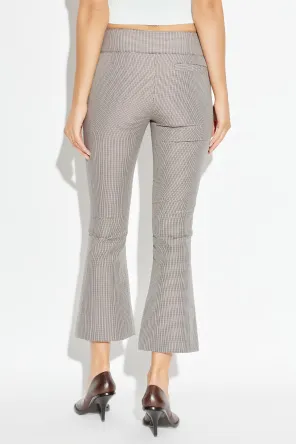 Houndstooth Pattern Trousers