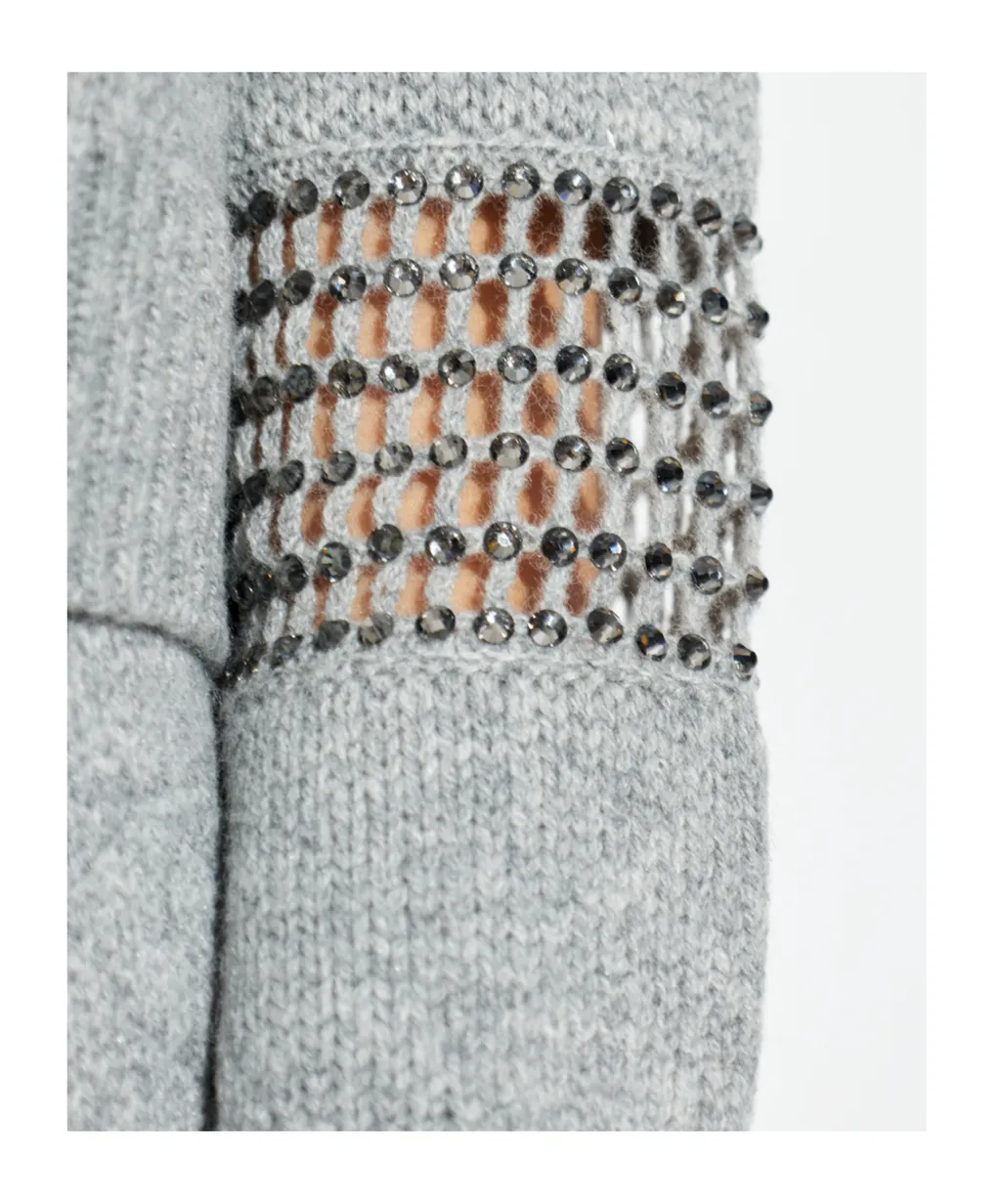 Fabiana Filippi Embellished V-Neck Jumper
