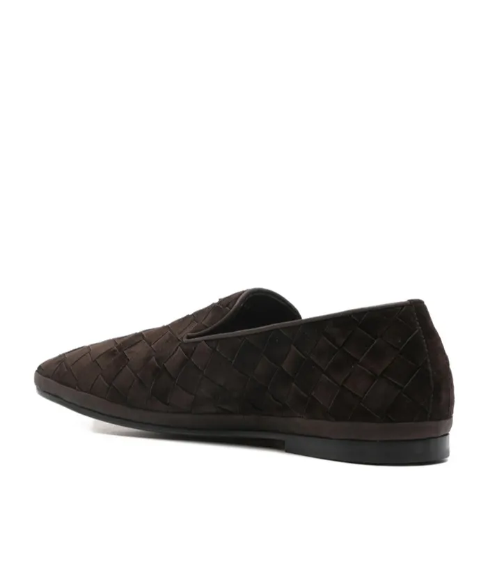 Woven-Design Loafers