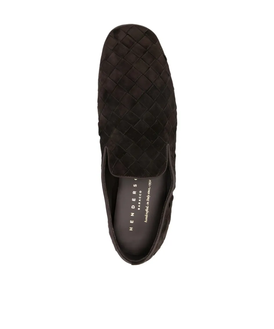 Woven-Design Loafers