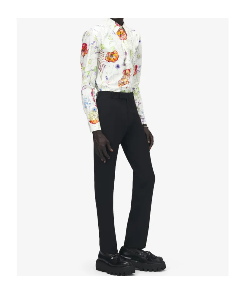 Alexander Mcqueen Meadow Floral Printed Shirt