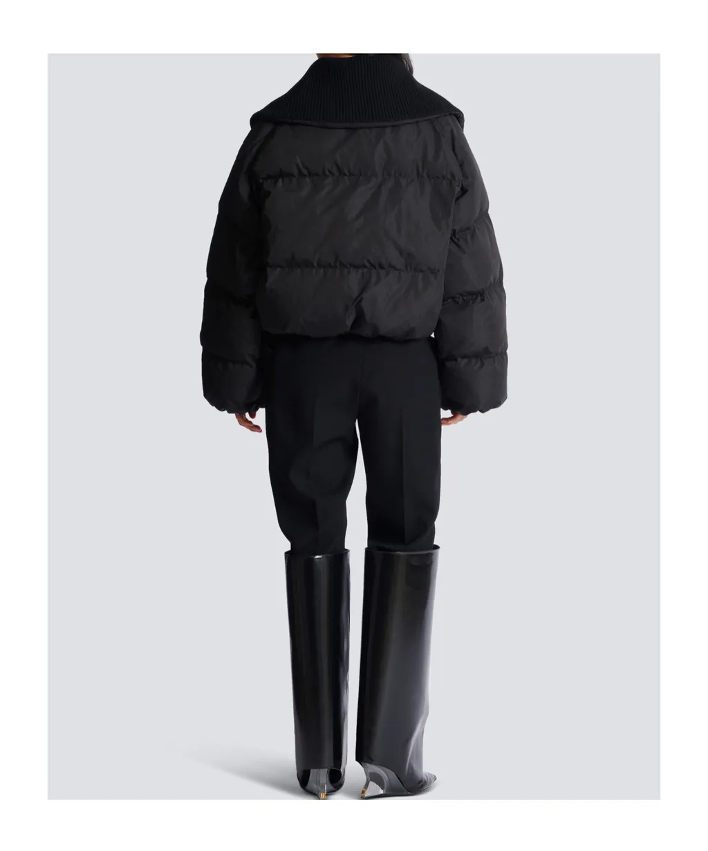 Balmain T-Bar Zipped Padded Jacket