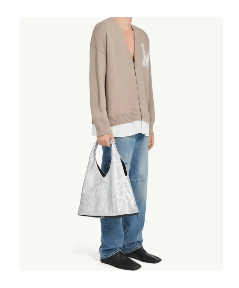 Mm6 Maison Margiela Two-In-One Knit Cardigan