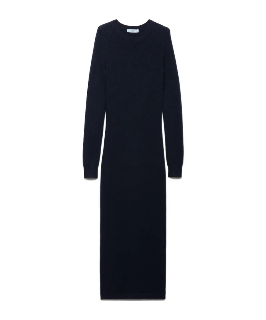 Crew-Neck Maxi Dress