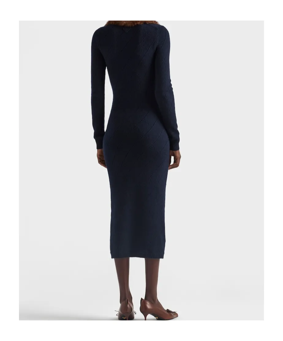Crew-Neck Maxi Dress