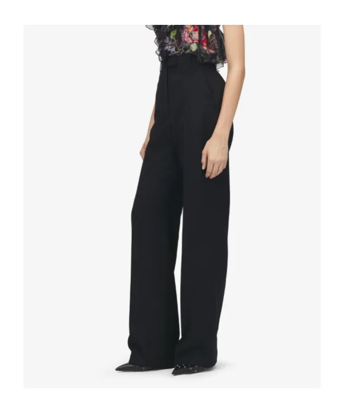 Alexander Mcqueen High-Waisted Tailored Trousers