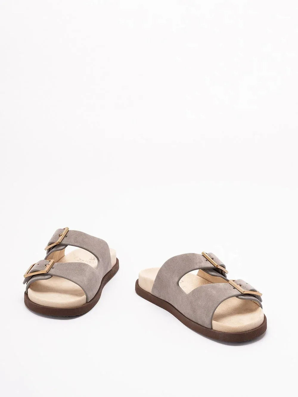 Brunello Cucinelli Double Buckled Strapped Sandals
