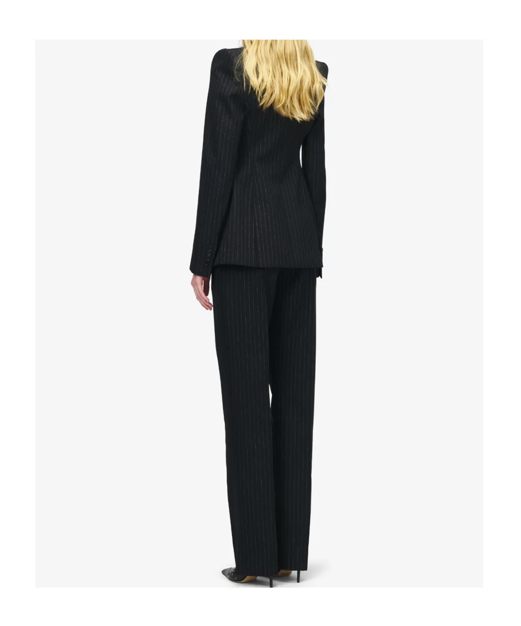 Alexander Mcqueen Pinstriped Double Breasted Jacket