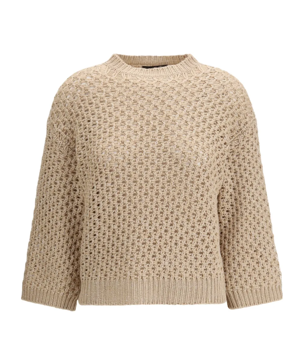 Fabiana Filippi Open Knit Crewneck Jumper