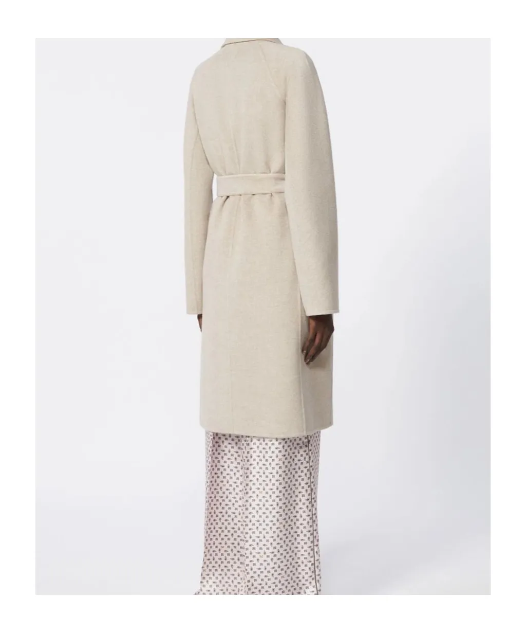 Cashmere Long-Sleeved Trench Coat