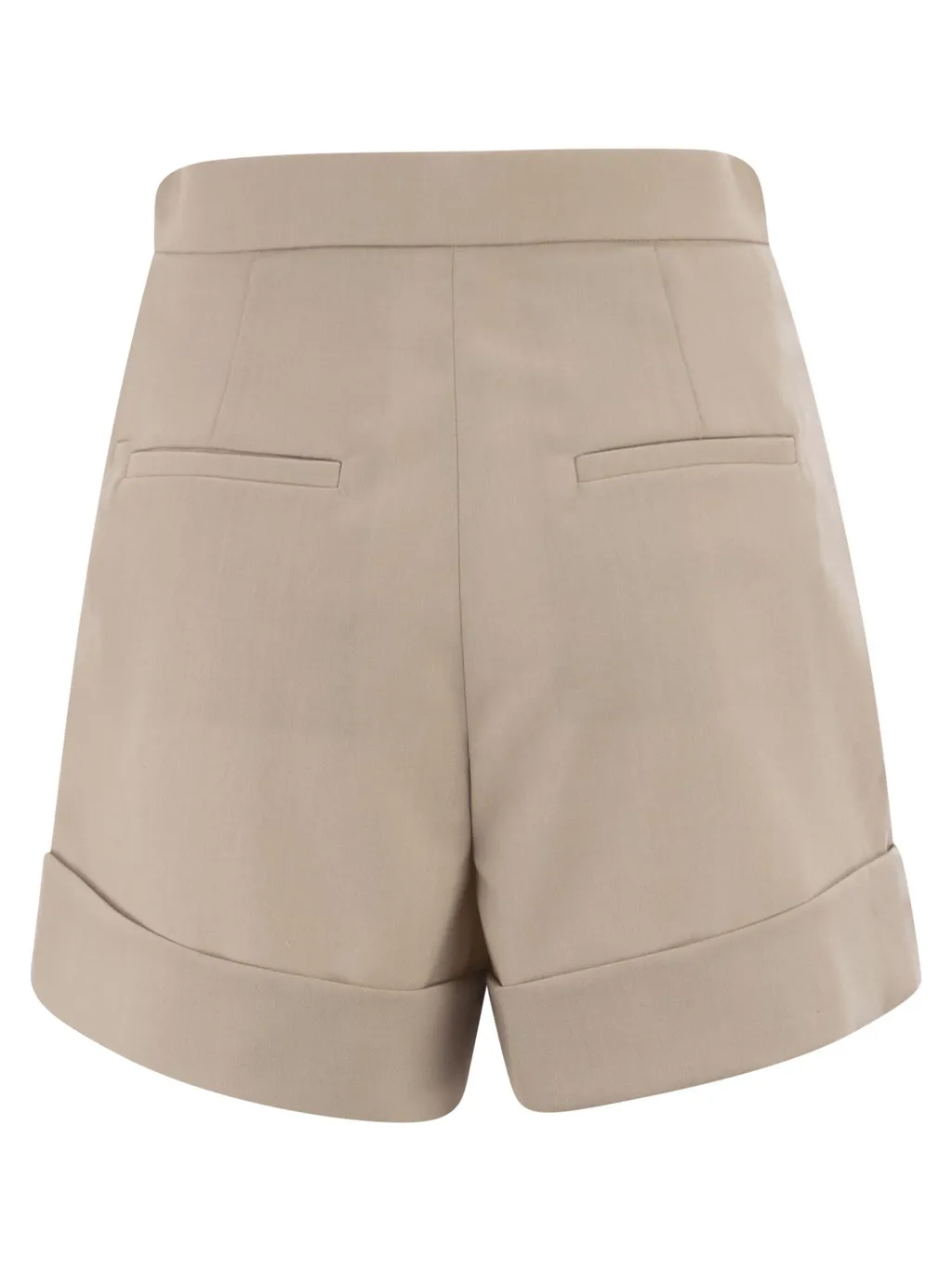 Wool, Mohair And Silk Canvas Shorts