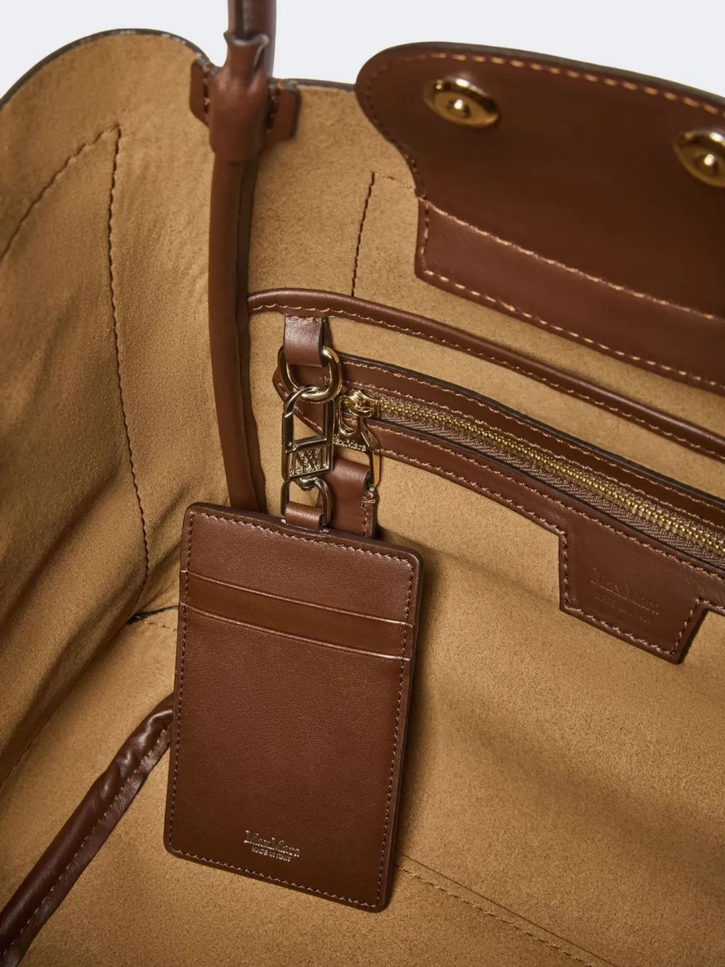 Small Nubuck Leather Marine Bag
