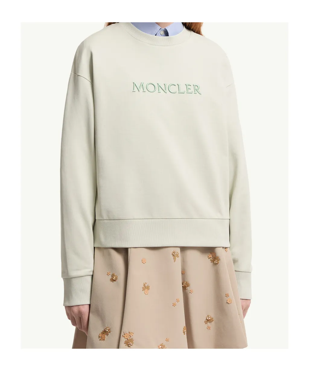 Moncler Logo Embroidered Crewneck Sweatshirt