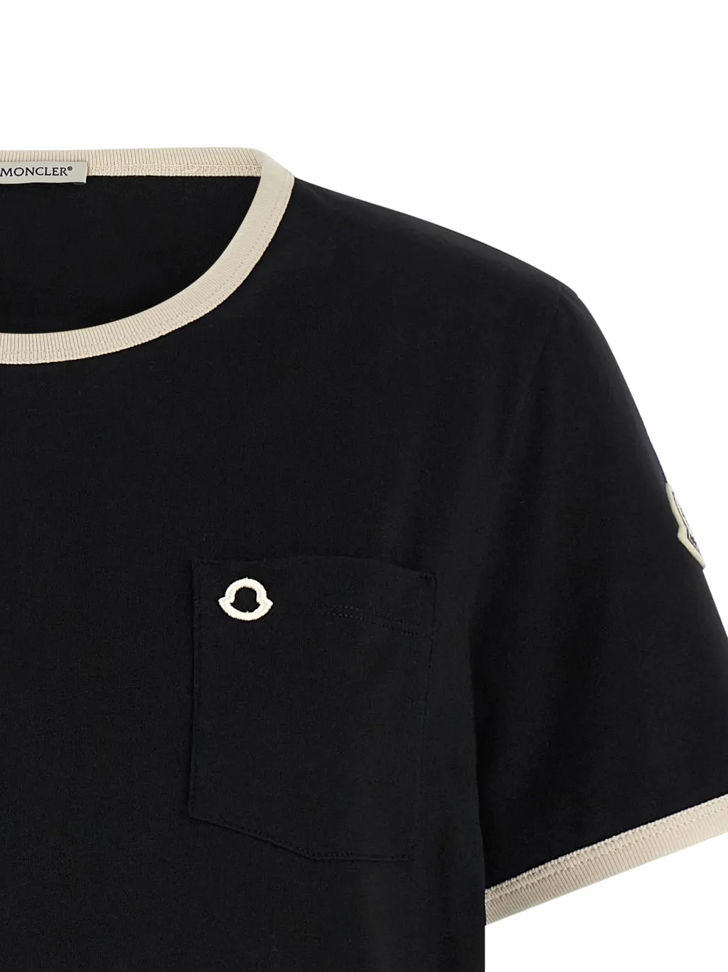 Moncler Embroidered Logo Crewneck T-Shirt
