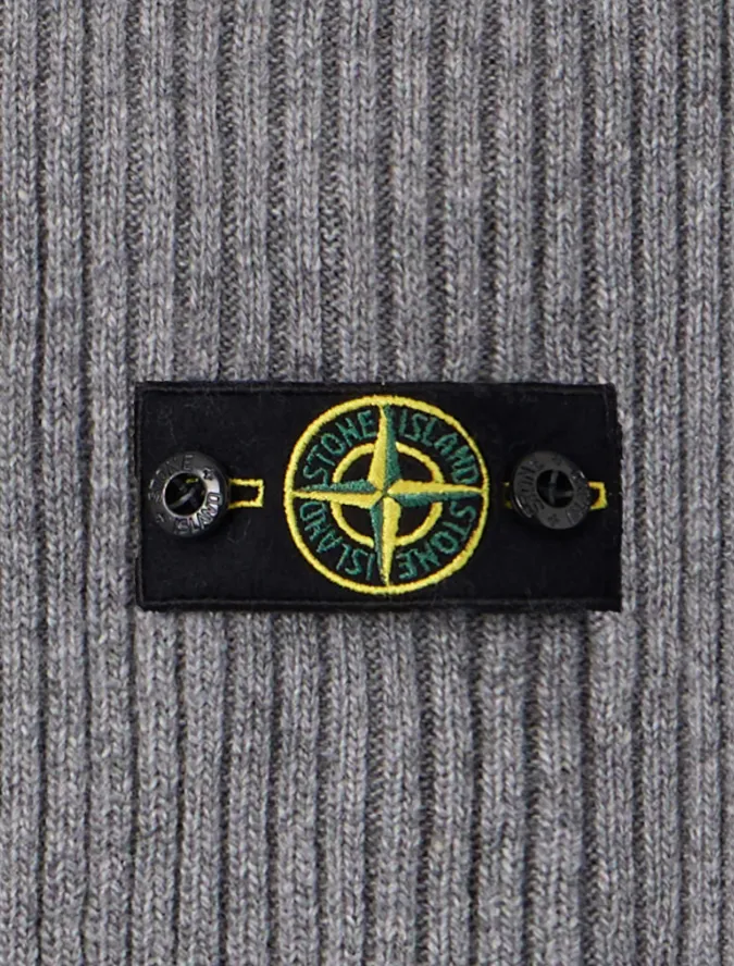 Logo-Badge Crew-Neck Sweater