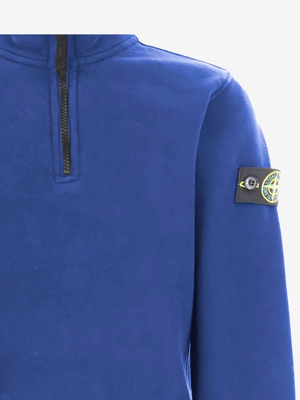 Half-Zip Logo-Badge Sweatshirt