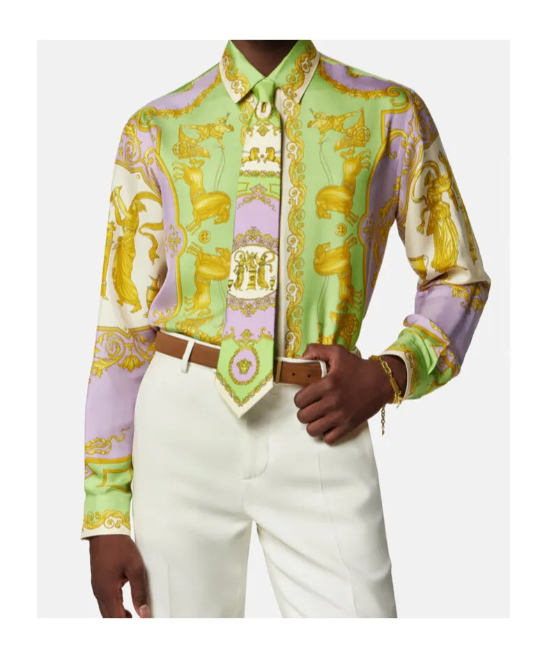 Versace Pattern-Printed Tie