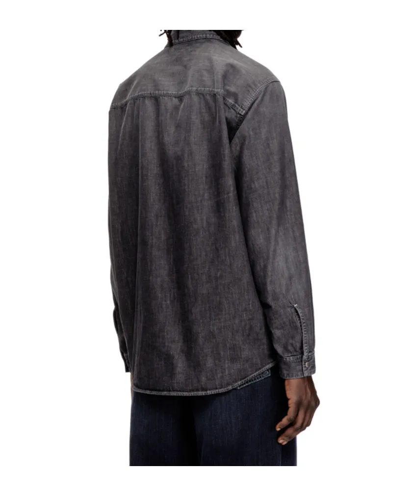 D-Simply-S15 Appliqué Denim Shirt