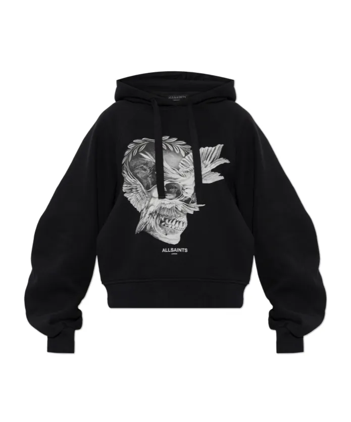 Allsaints Mysterie Back-Zip Hoodie