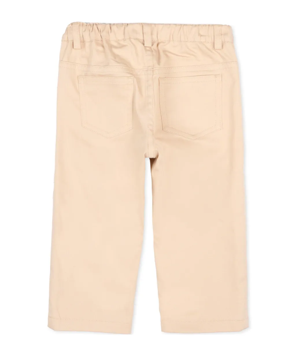 Fendi Kids Logo Embroidered Straight Trousers