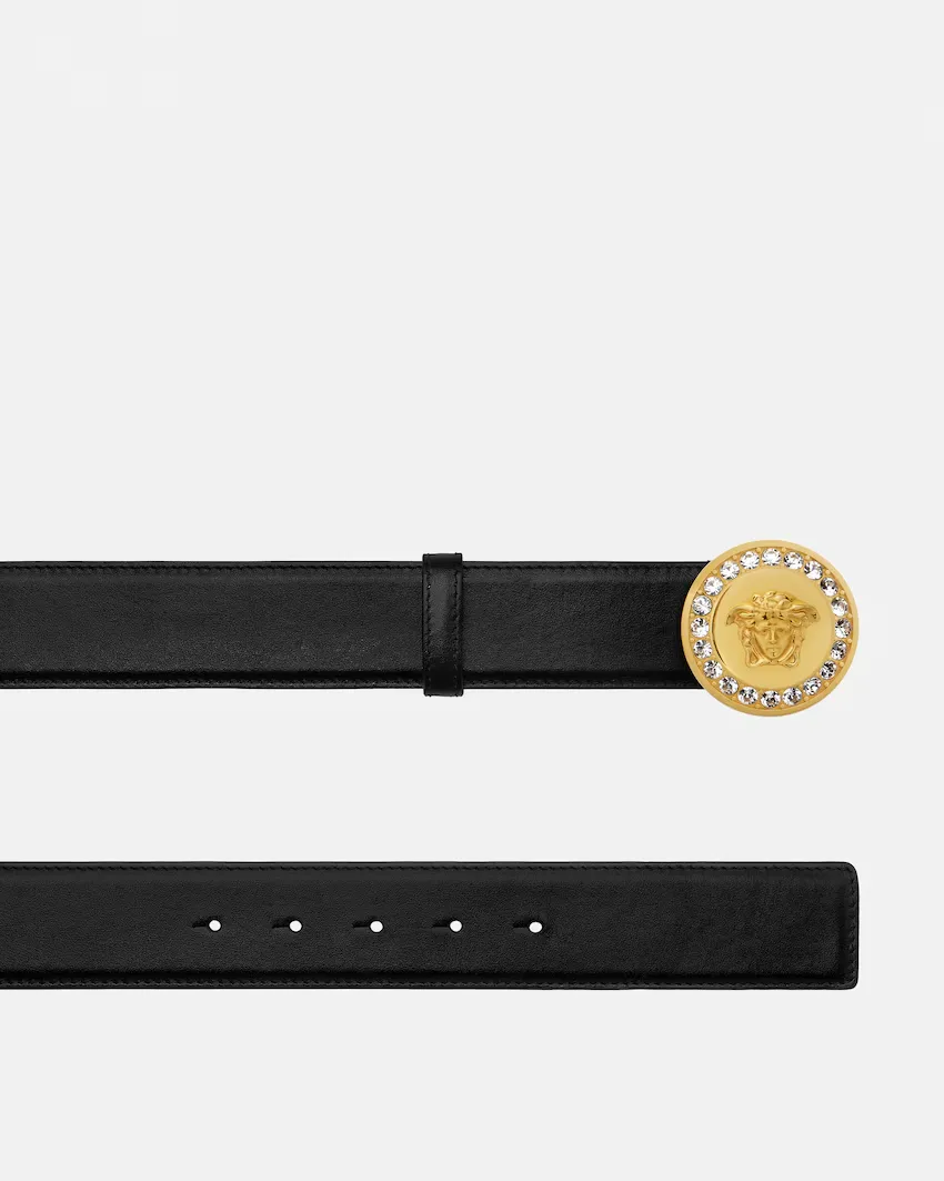 Versace La Medusa Embellished Belt
