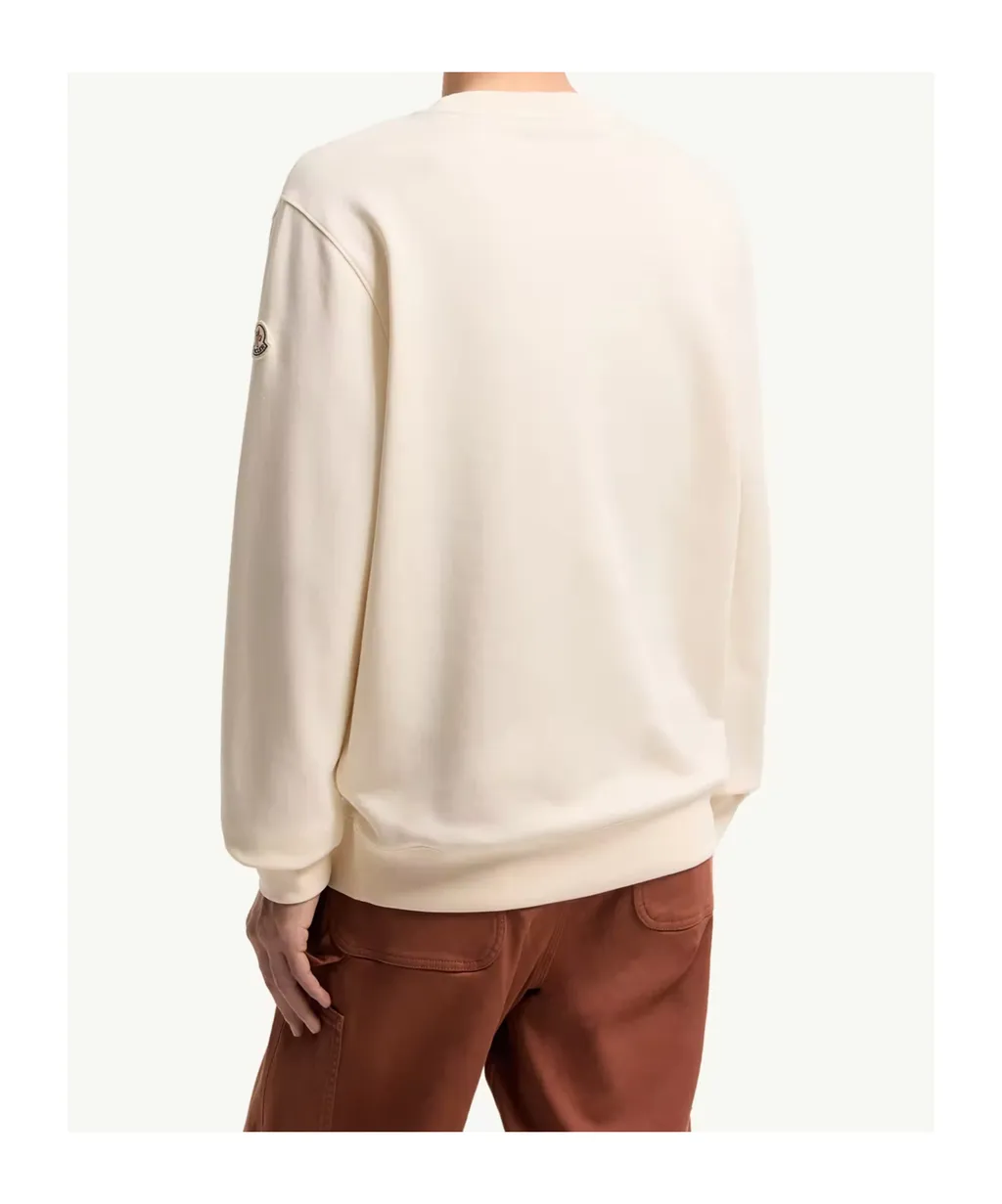 Moncler Logo Patch Crewneck Sweatshirt