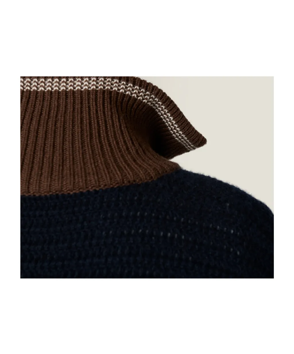 Cashmere Zipper Cardigan