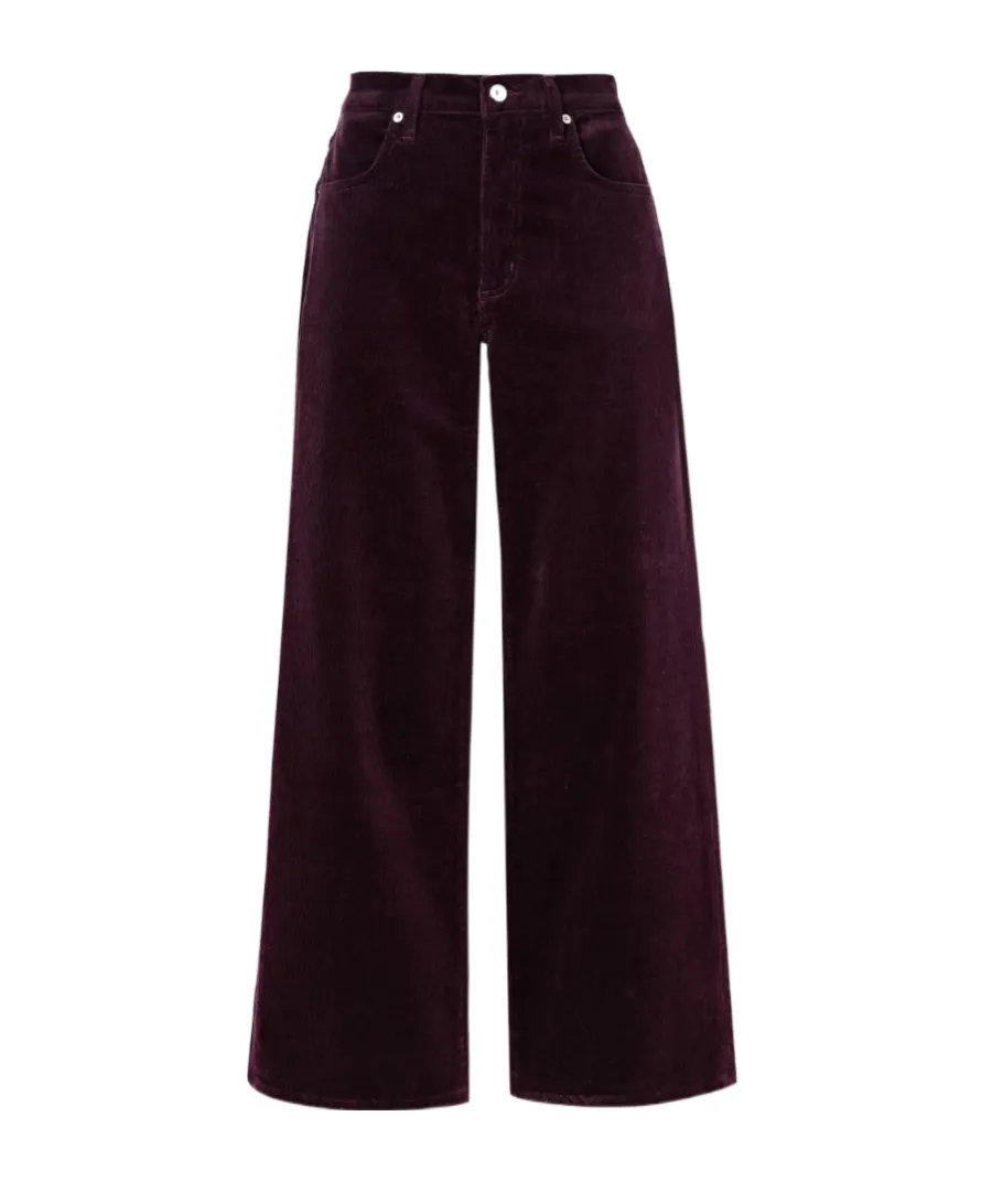 Annina Cotton-Blend Corduroy Wide-Leg Pants