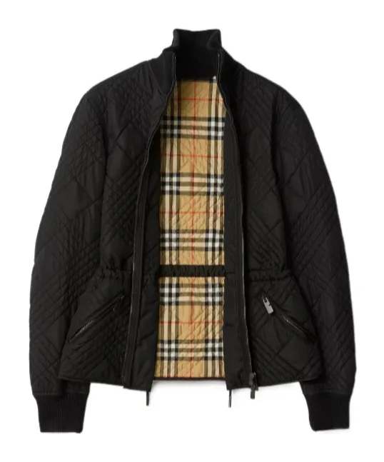 Micro Check-Stitch Nylon Wakerley Jacket