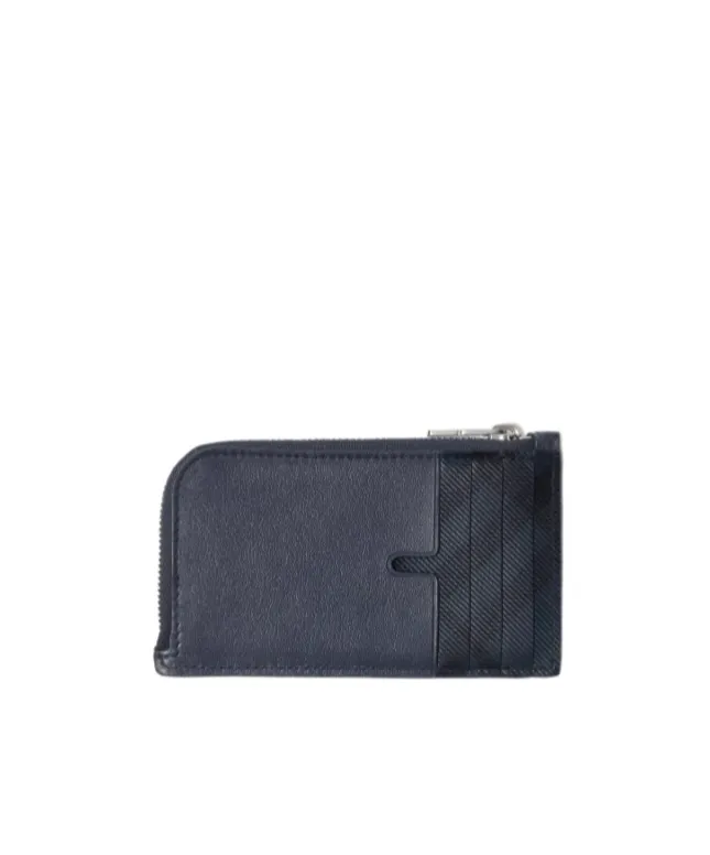 Burberry Pop Check Zip Card Case