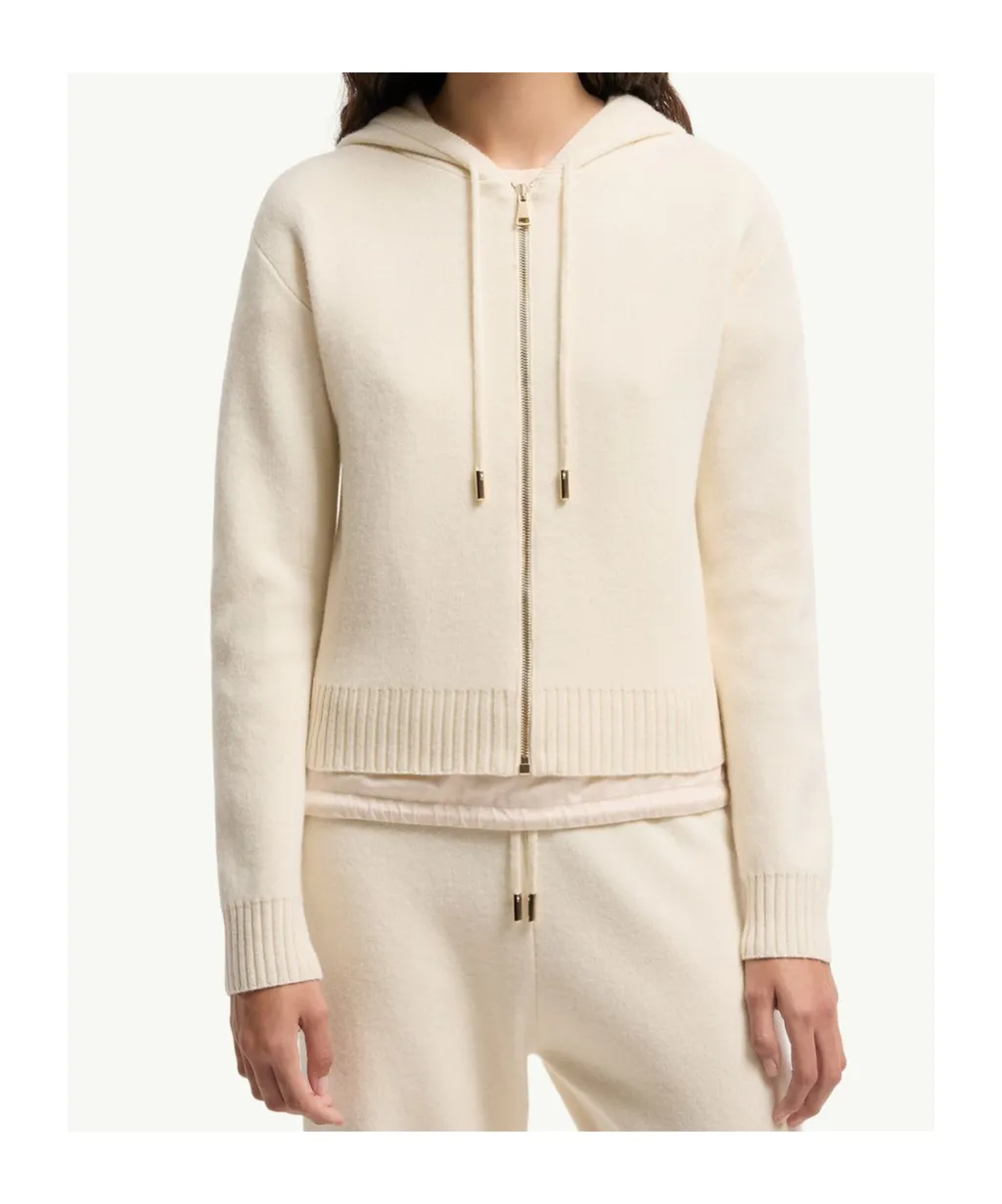 Cashmere & Wool Zip-Up Hoodie