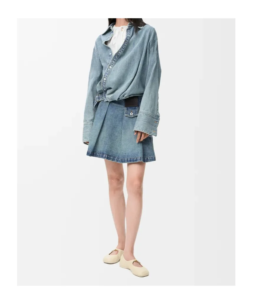 Loewe Mini Denim Skirt
