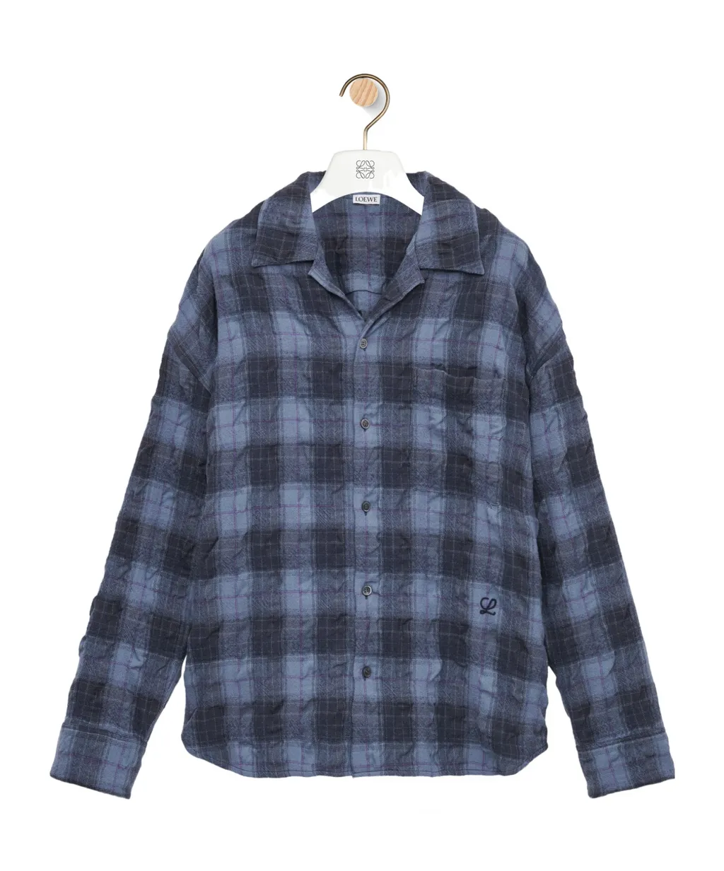 Loewe Crinkled Flannel Shirt
