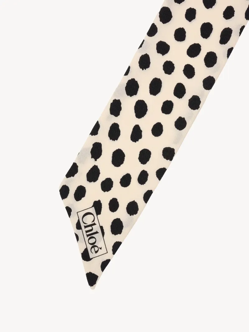 Chlo Spotted Bandeau Scarf