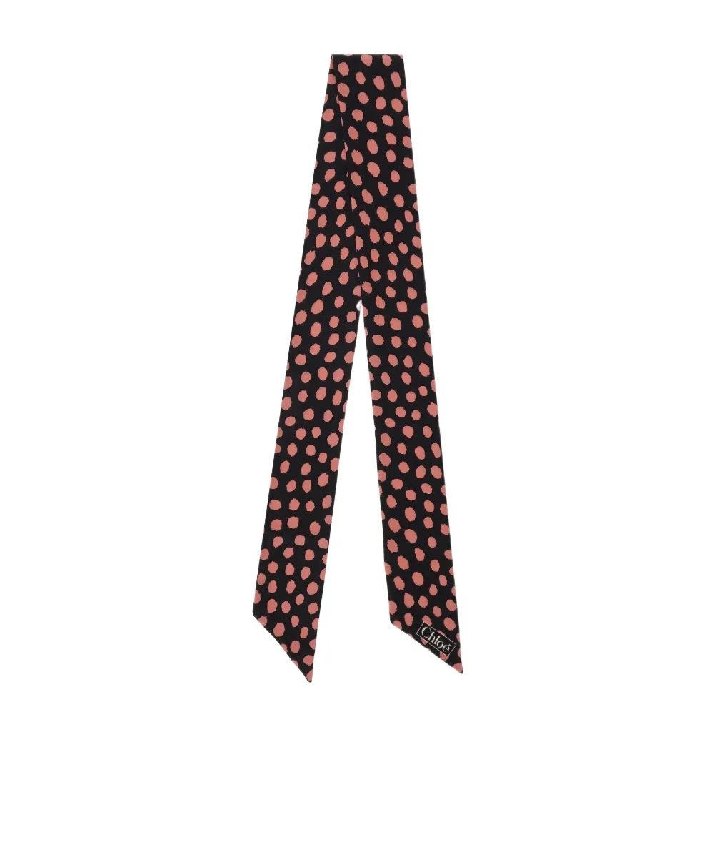 Chlo Spotted Bandeau Scarf
